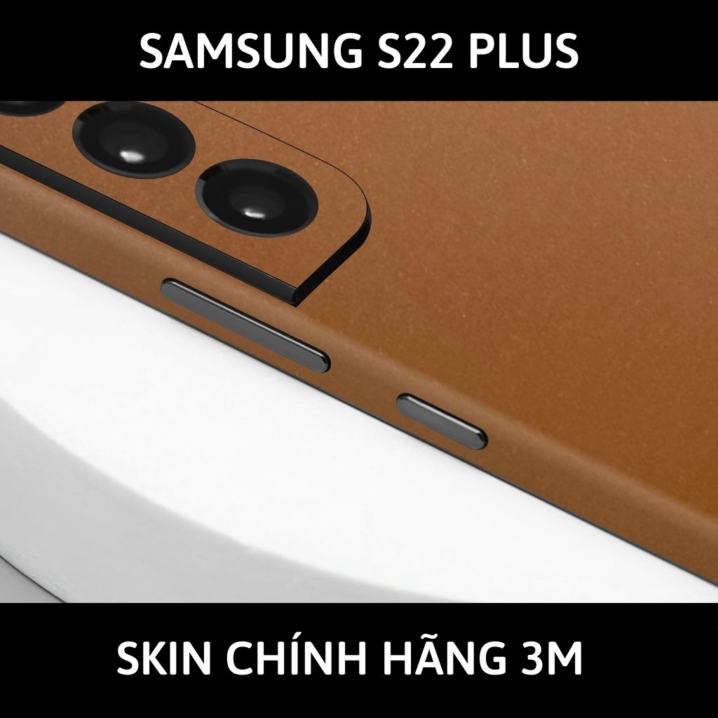 Skin 3m samsung galaxy S22 ultra , S22 plus, S22 full body và camera nhập khẩu chính hãng USA phụ kiện điện thoại huỳnh tân store - Caramel - Warp Skin Collection