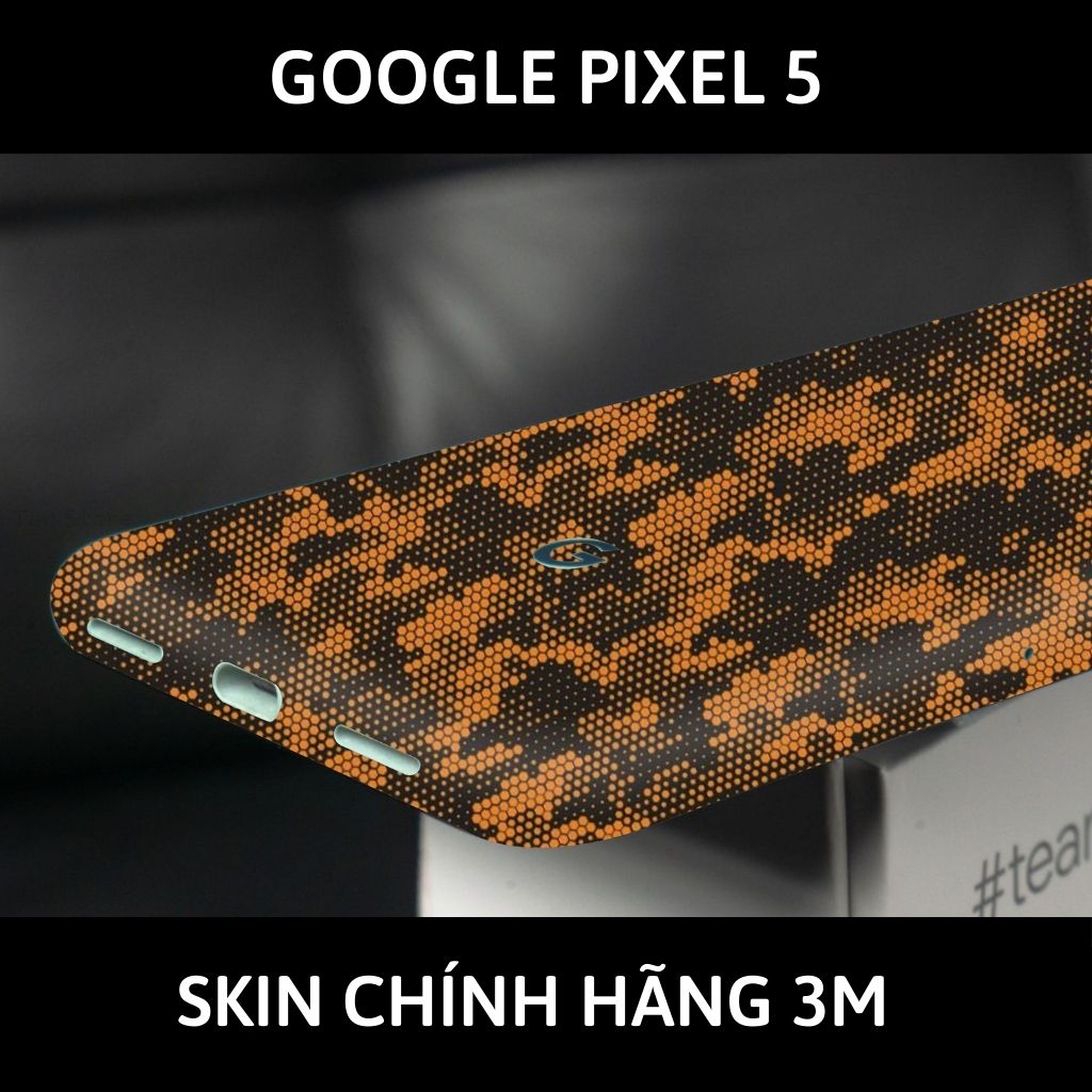 Skin 3m Google Pixel 5, Pixel 5A, Pixel 4A, Pixel 4A 5G full body và camera nhập khẩu chính hãng USA phụ kiện điện thoại huỳnh tân store - Mamba Oranger - Warp Skin Collection