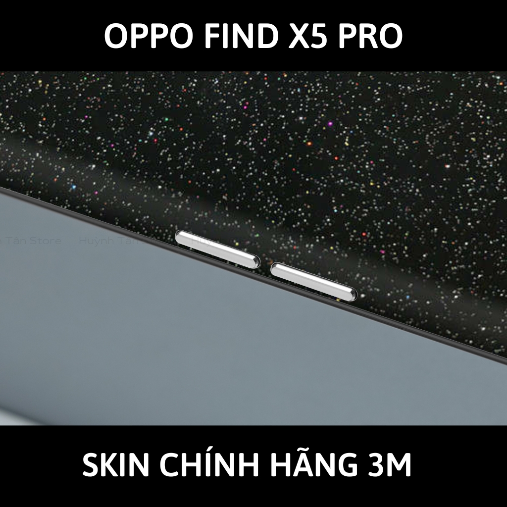 Dán skin điện thoại Oppo Find X5 Pro full body và camera nhập khẩu chính hãng USA phụ kiện điện thoại huỳnh tân store - Galaxy Black - Warp Skin Collection