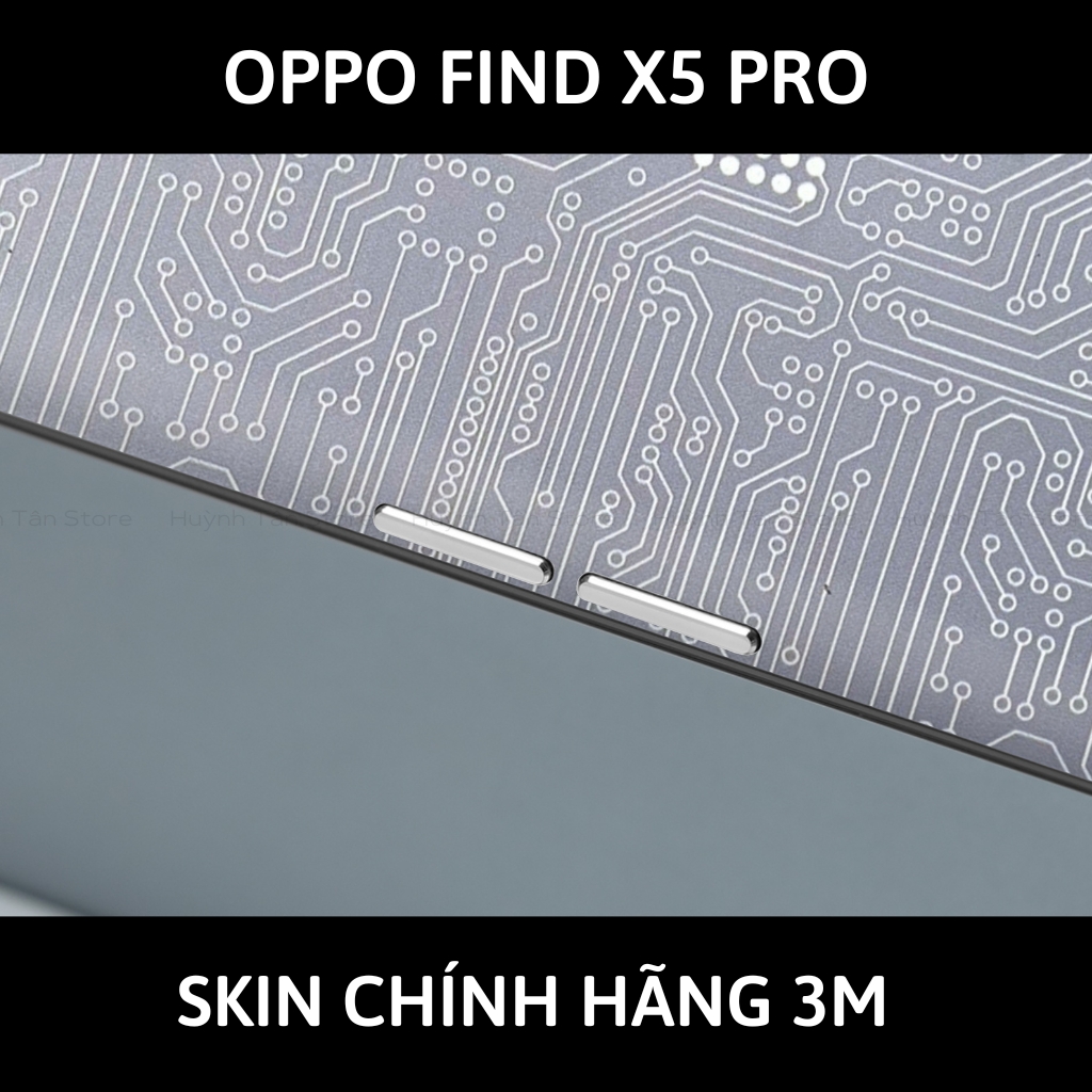 Dán skin điện thoại Oppo Find X5 Pro full body và camera nhập khẩu chính hãng USA phụ kiện điện thoại huỳnh tân store - Electronic White - Warp Skin Collection