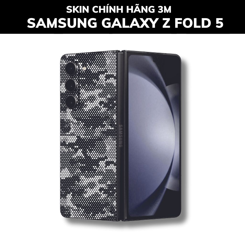 dán skin 3m samsung galaxy z fold 5 full body, camera phụ kiện điện thoại huỳnh tân store - Mamba White
