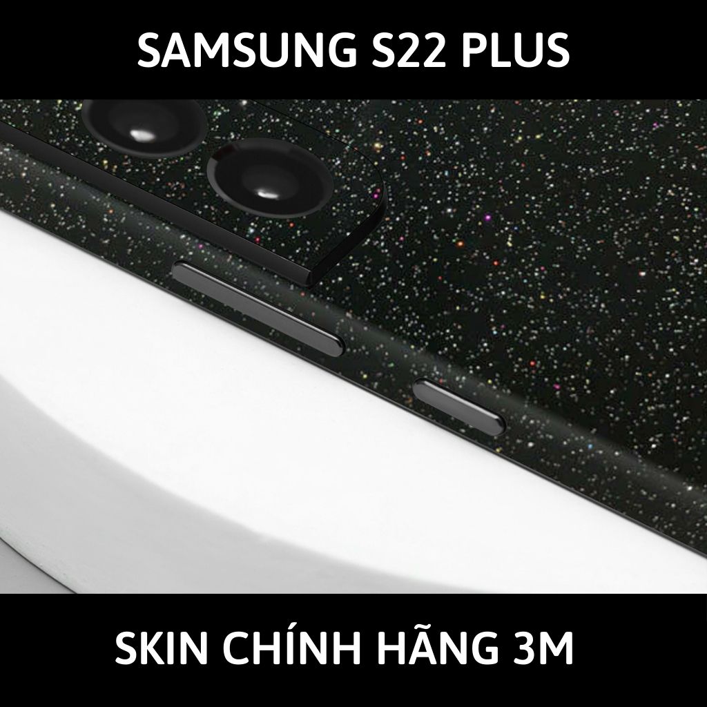 Skin 3m samsung galaxy S22 ultra , S22 plus, S22 full body và camera nhập khẩu chính hãng USA phụ kiện điện thoại huỳnh tân store - Galaxy Black - Warp Skin Collection