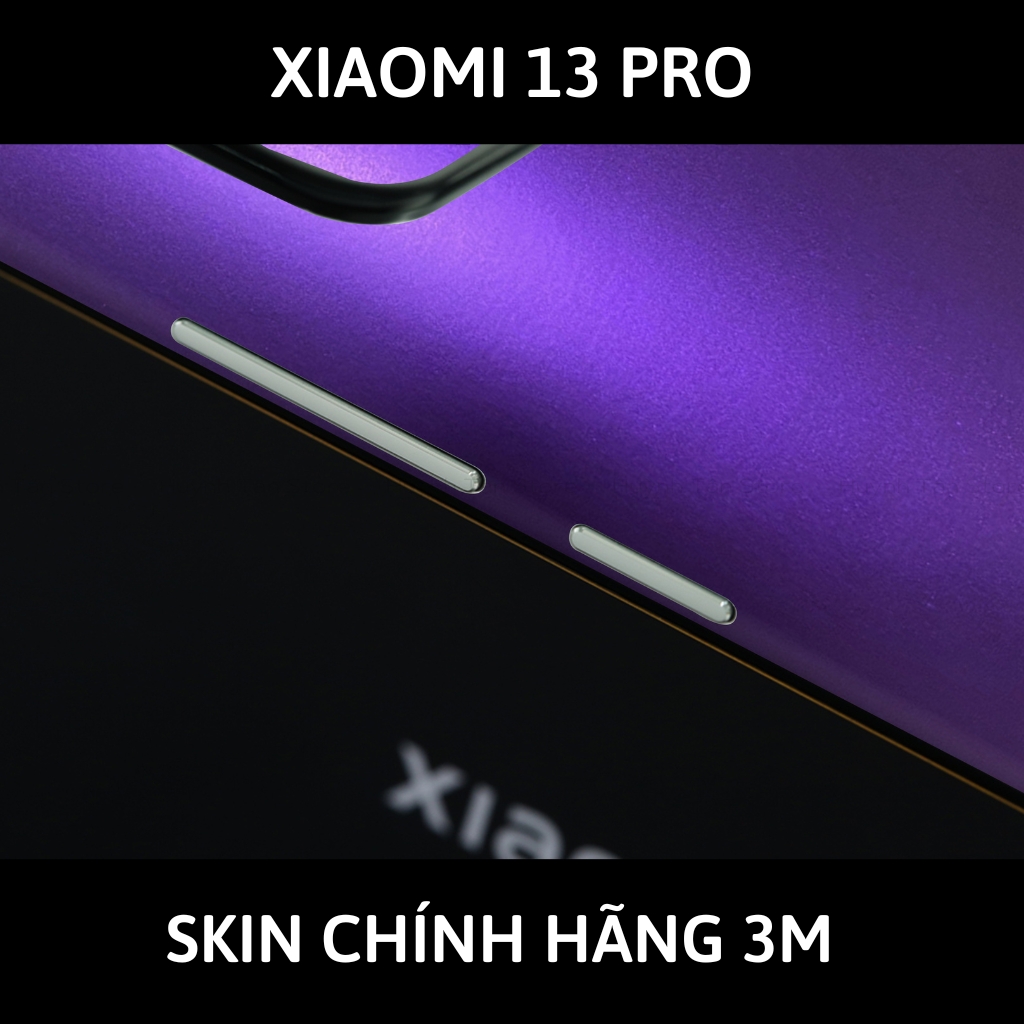 Skin 3m Mi 13 Ultra, Mi 13 Pro, Mi 13  full body và camera nhập khẩu chính hãng USA phụ kiện điện thoại huỳnh tân store - Oracal Deep Pupper - Warp Skin Collection