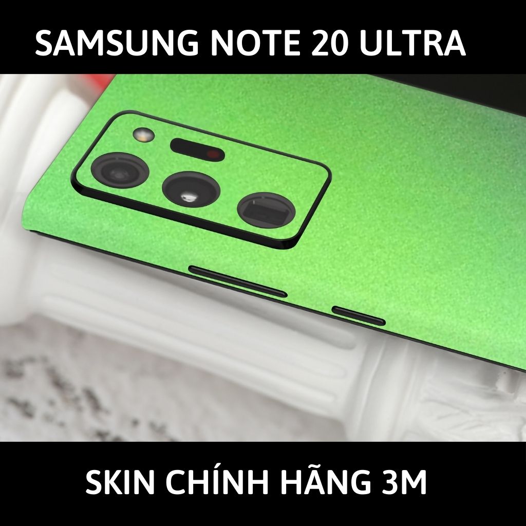 Skin 3m samsung galaxy note 20, note 20 ultra full body và camera nhập khẩu chính hãng USA phụ kiện điện thoại huỳnh tân store - Oracal Green Brown - Warp Skin Collection