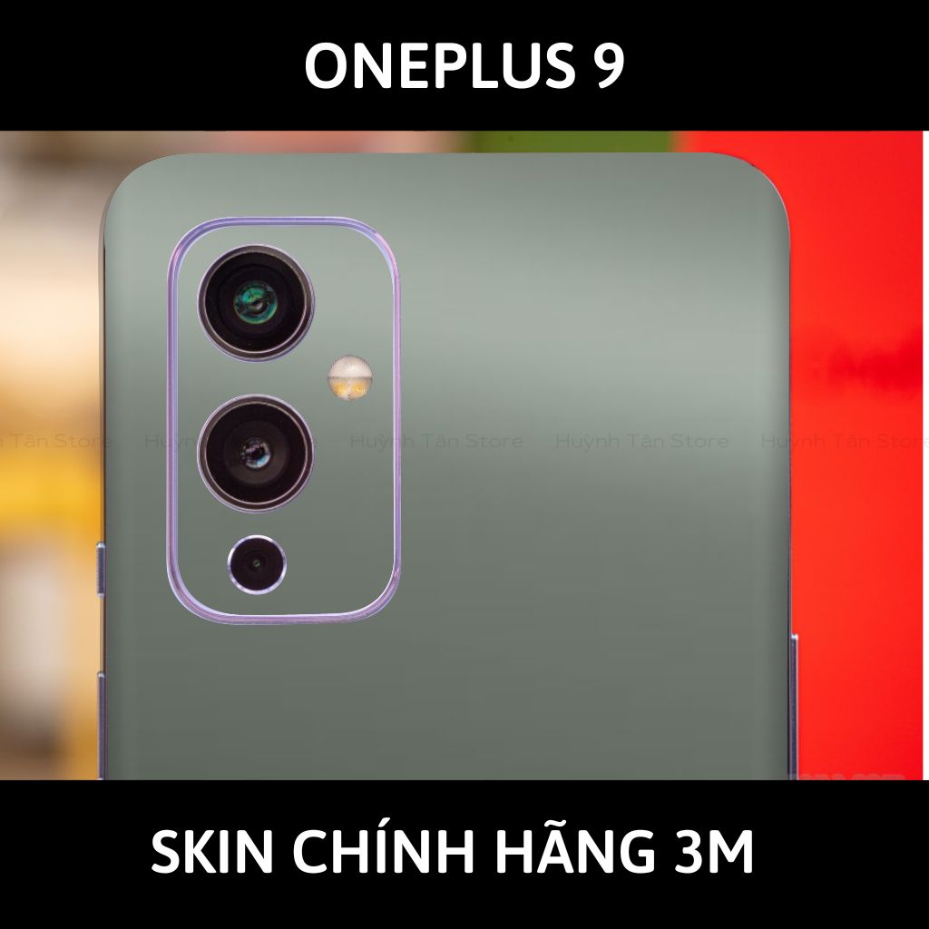 Skin 3m Oneplus 9R, 9 Pro, 9 full body và camera nhập khẩu chính hãng USA phụ kiện điện thoại huỳnh tân store - Battelship Grey - Warp Skin Collection