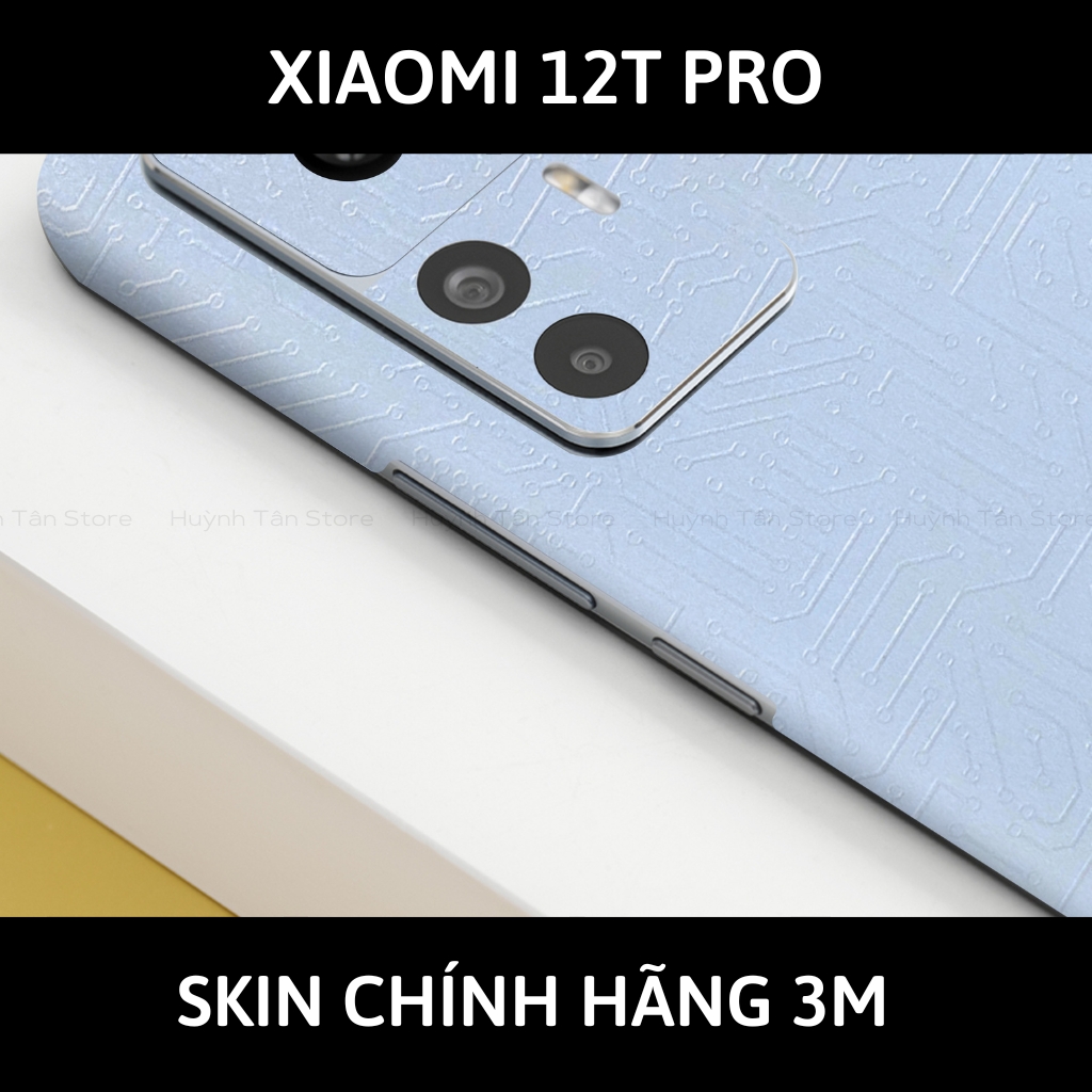 Skin 3m Mi 12T, Mi 12T Pro, K50 Ultra full body và camera nhập khẩu chính hãng USA phụ kiện điện thoại huỳnh tân store - Electronic White 2022 - Warp Skin Collection