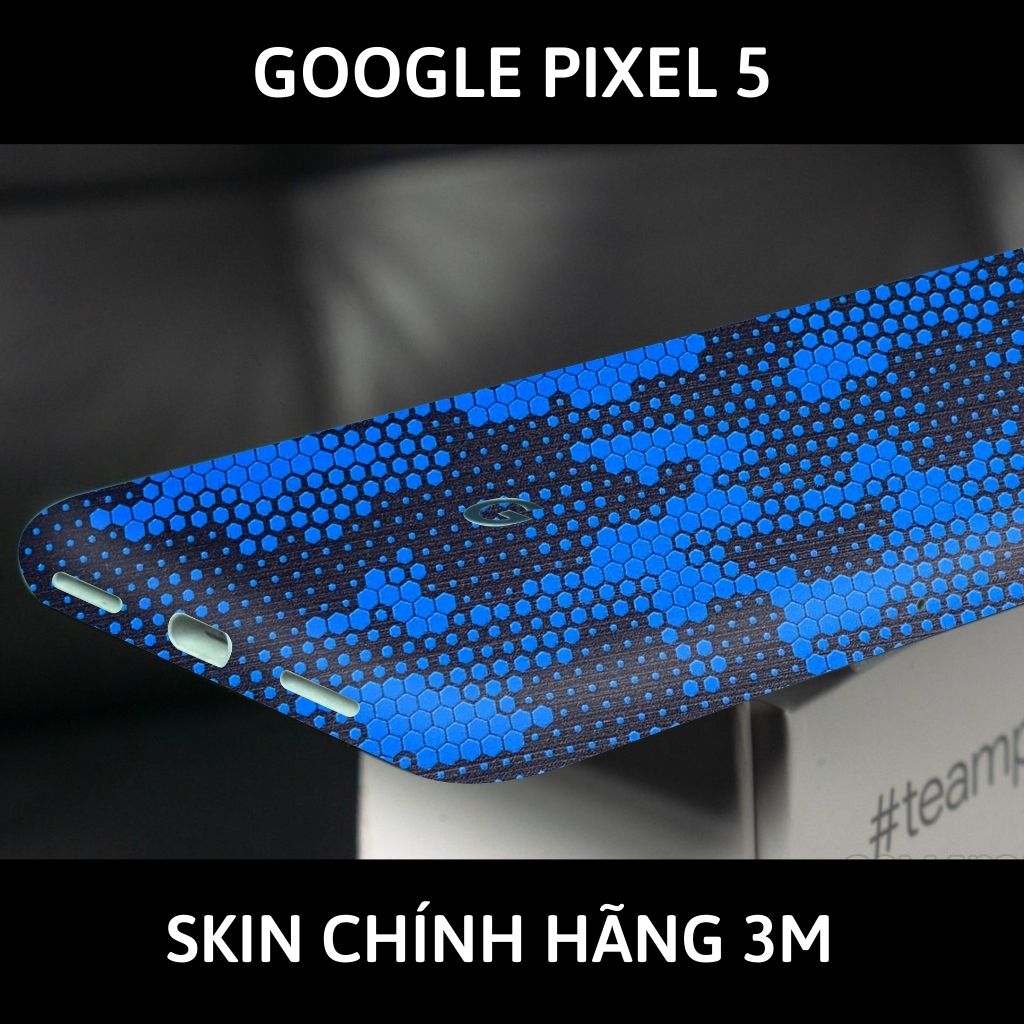 Skin 3m Google Pixel 5, Pixel 5A, Pixel 4A, Pixel 4A 5G full body và camera nhập khẩu chính hãng USA phụ kiện điện thoại huỳnh tân store - Mamba Blue - Warp Skin Collection