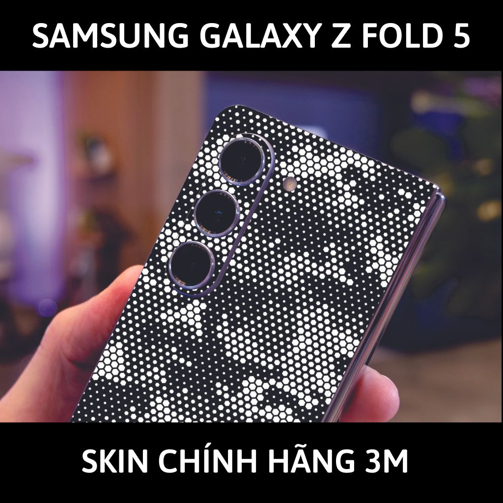 dán skin 3m samsung galaxy z fold 5 full body, camera phụ kiện điện thoại huỳnh tân store - Mamba White