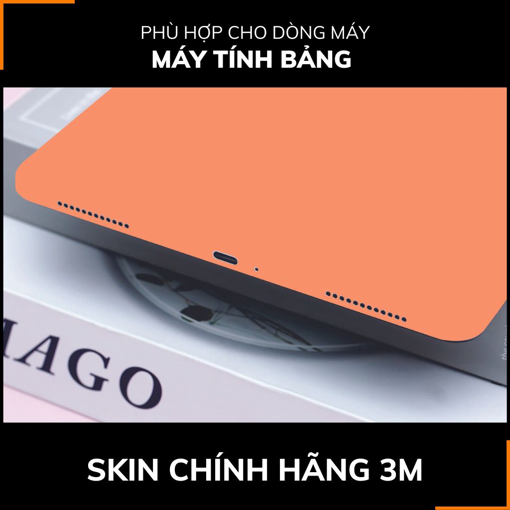 Dán skin máy tính bảng xiaomi, huawei, oppo, lenovo, google, microsoft, vivo full body và camera chính hãng ORAFOL nhập khẩu từ ĐỨC MÁY TÍNH BẢNG - PASTEL ORANGE - SK A02 07 phụ kiện điện thoại huỳnh tân store