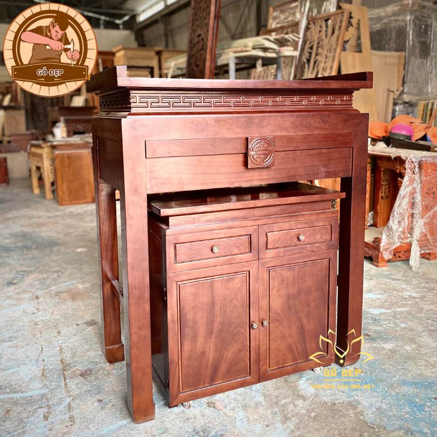 Mẫu bàn Thờ Đứng BT 3435 - giá cả hợp lý