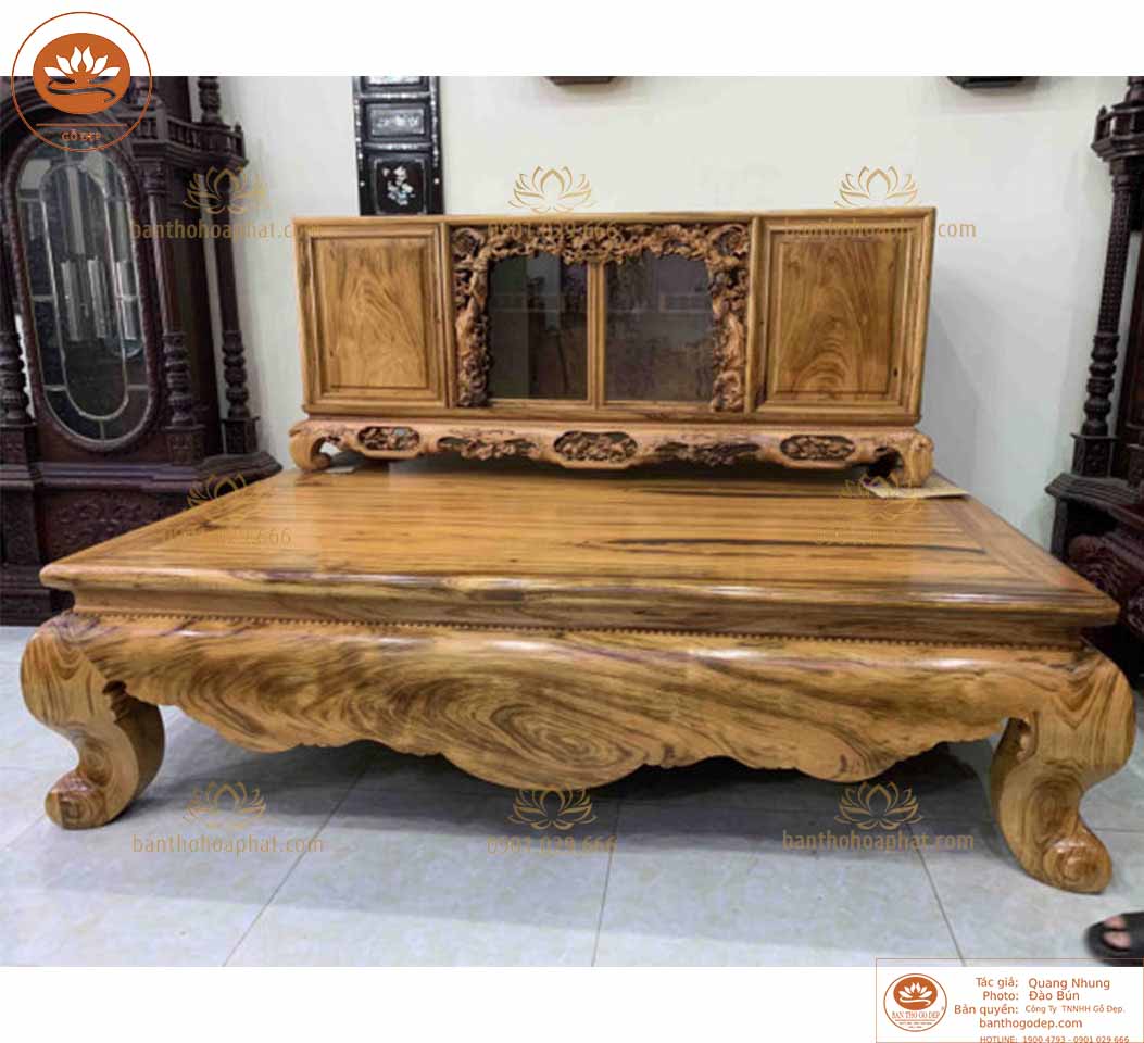 Sập Gụ, Tủ Chè Sang Trọng - kích thước chuẩn phong thủy