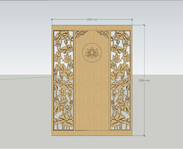 Chi tiết về kích thước vách ngăn