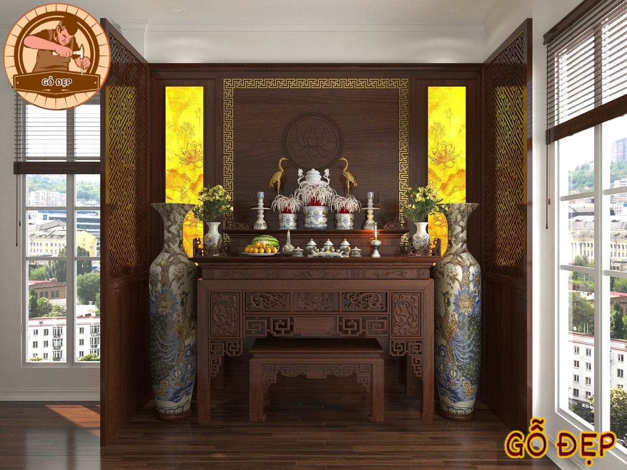 Hình ảnh thiết kế 3D cho khách hàng trước khi thi công.