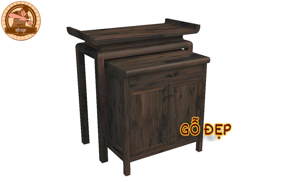 Mẫu bàn thờ - thiết kế đơn giản