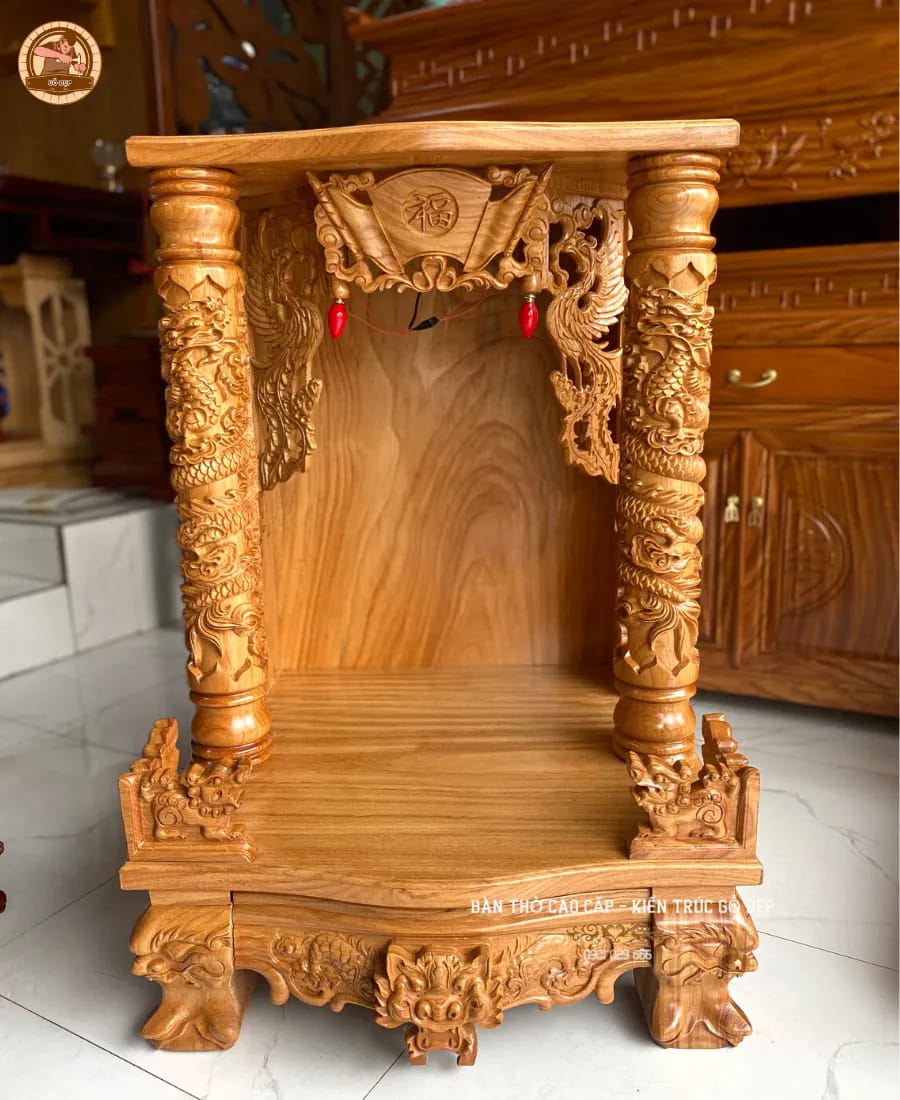 Bàn Thờ Thần Tài Ông Địa Đẹp OTT 12