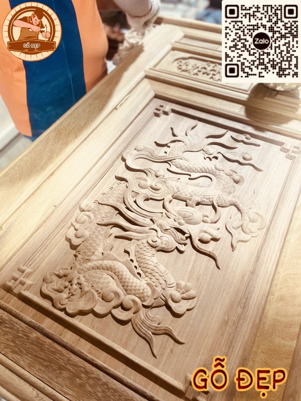 Tủ Thờ BT66823 - họa tiết sắc sảo