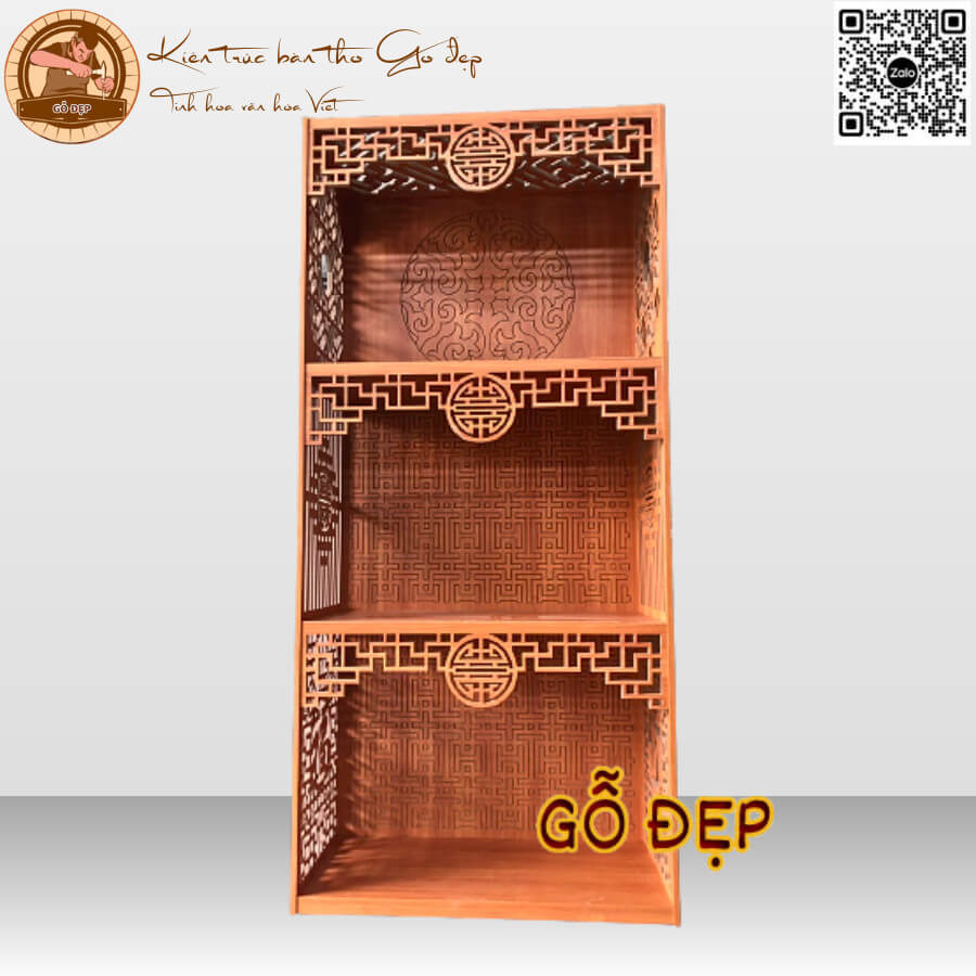 Bàn Thờ Đẹp Gỗ Công Nghiệp 3 Tầng BT 2606 - Kiến Trúc Gỗ Đẹp Giá Chất Lượng