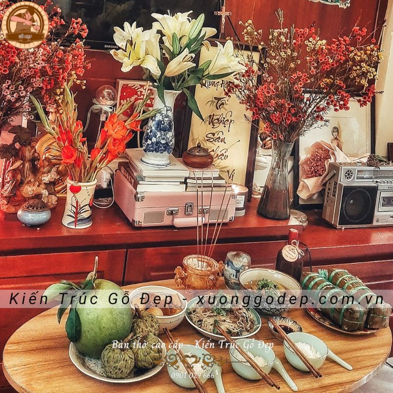 Bài văn khấn bàn thờ gia tiên 30 tết