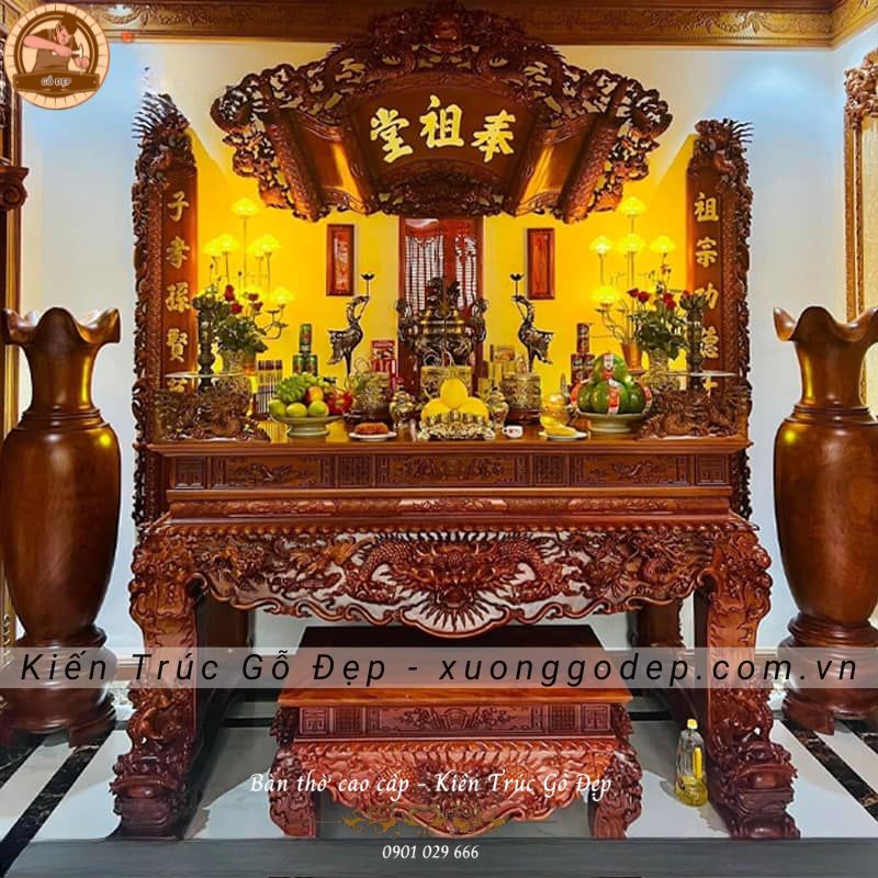 Cách bài trí bàn thờ tứ linh đúng chuẩn phong thủy