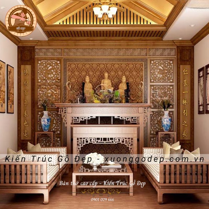 Bàn thờ gỗ gõ đỏ là gì?