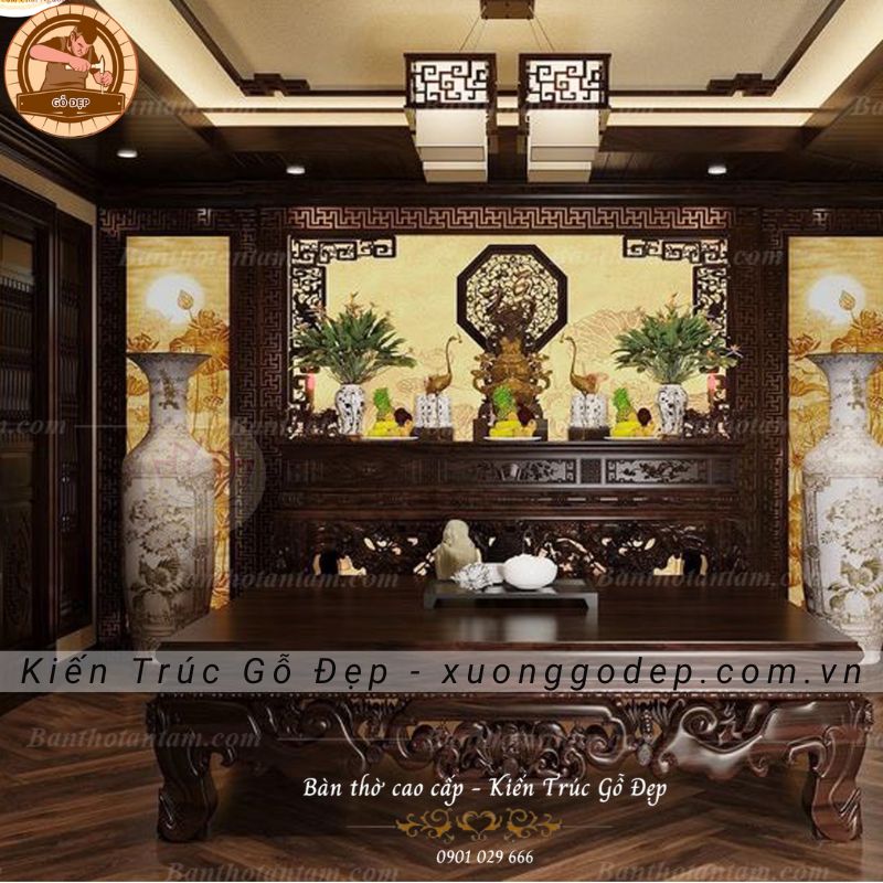 Nguyên tắc thiết kế phòng thờ là những yêu cầu về phong thủy trong thiết kế và bố trí phòng thờ tự