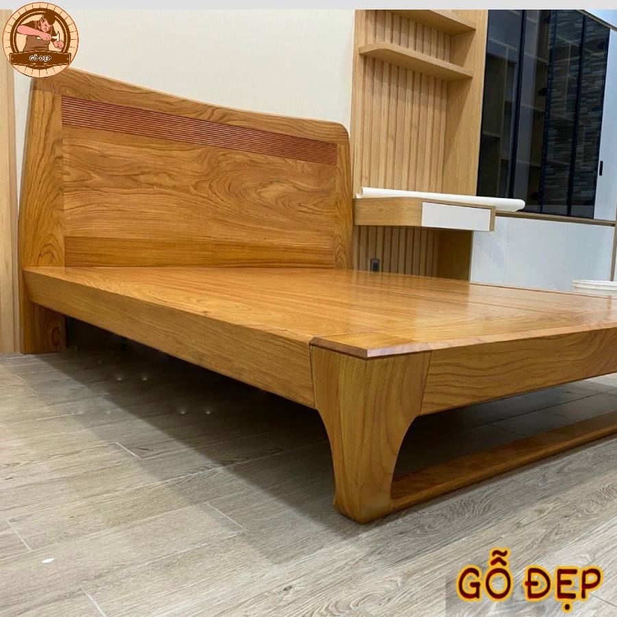 Khám phá Sự Sang Trọng và Đẳng Cấp với Mẫu Giường Gỗ Gõ Cao Cấp G3