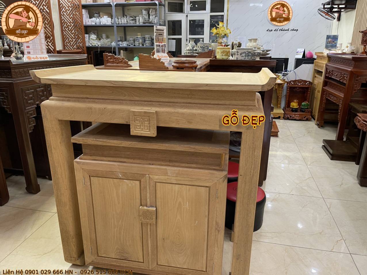 Mẫu bàn thờ hiện đại BT 22 mới nhất