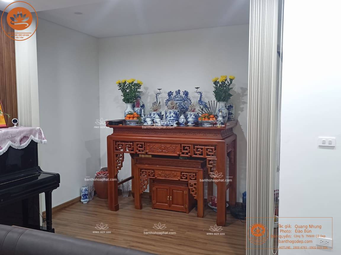 Án Gian Thờ Gỗ Gõ BT 54