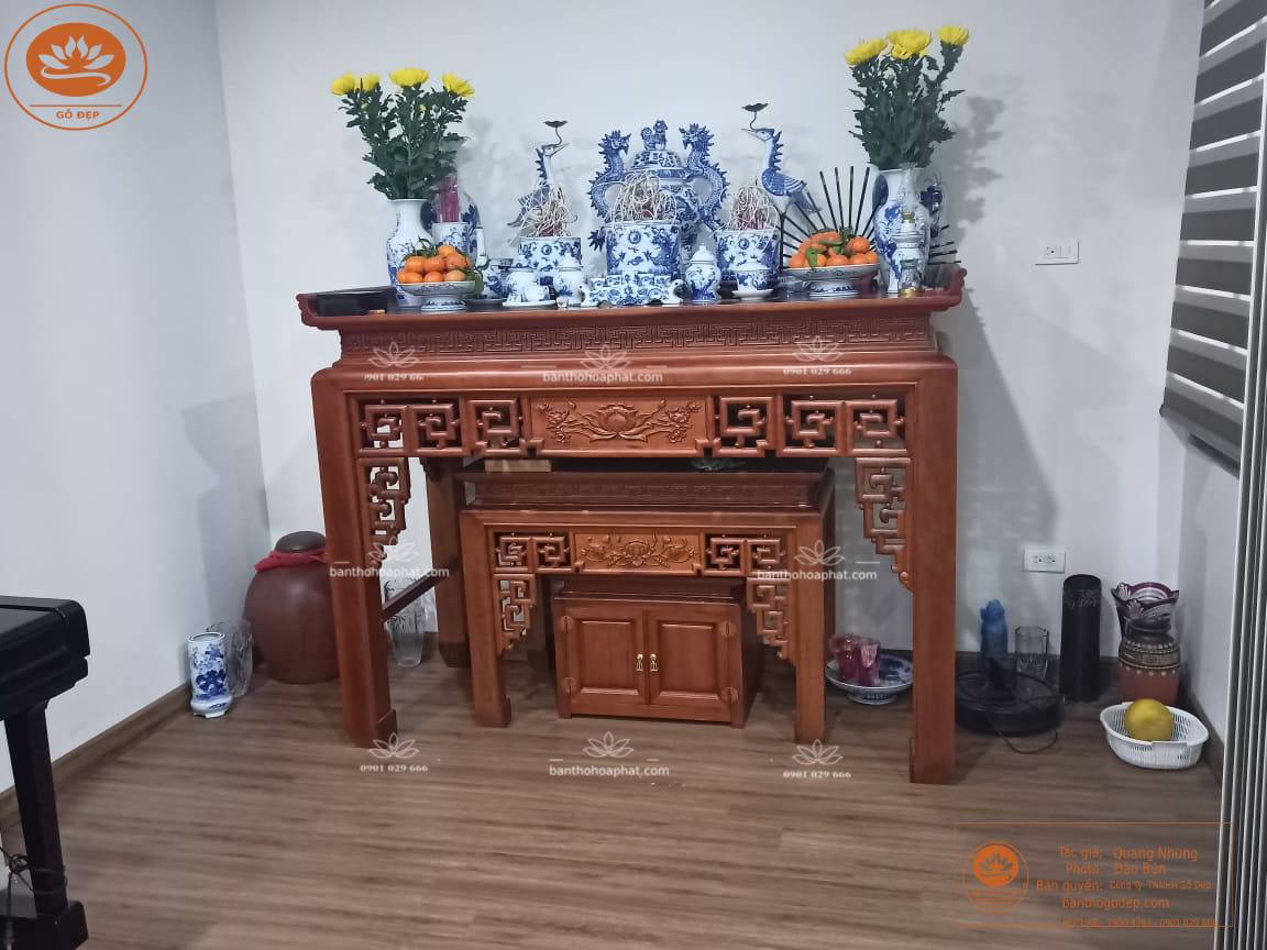 Án Gian Thờ Gỗ Gõ BT 54