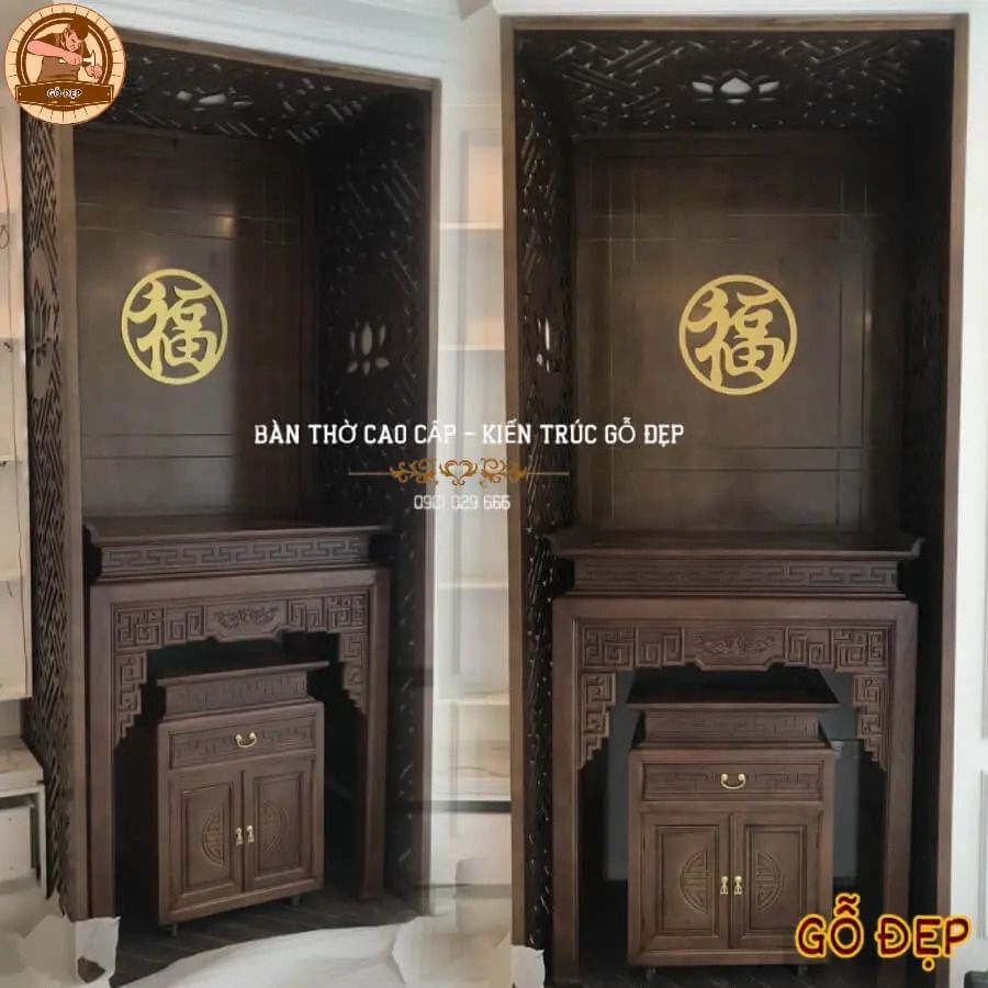 Bàn Thờ Đứng Hà Nam Đơn Giản, Hiện Đại tôn lên vẻ sang trọng cho ngôi nhà