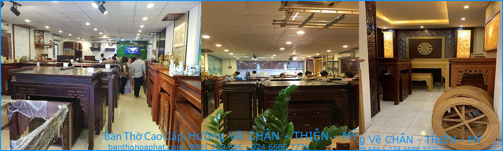 showroom bàn thờ hòa phát