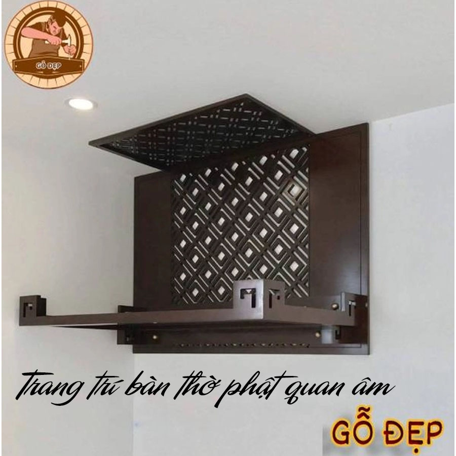 Bàn thờ Phật Bà Quan Âm treo tường đẹp