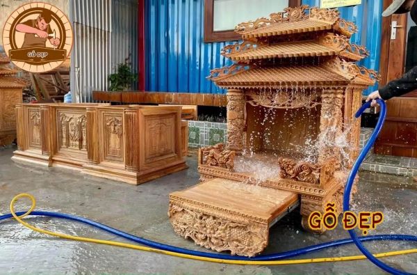 Bàn thờ thần tài chuẩn phong thủy mang đến nhiều may mắn cho gia chủ