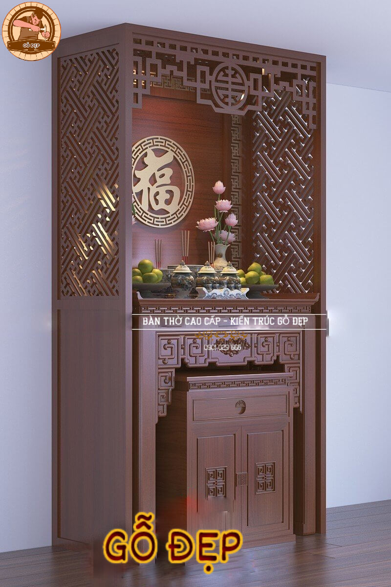 Bàn Thờ Triện Sen BT808 - đa dạng mẫu mã, kiểu dáng