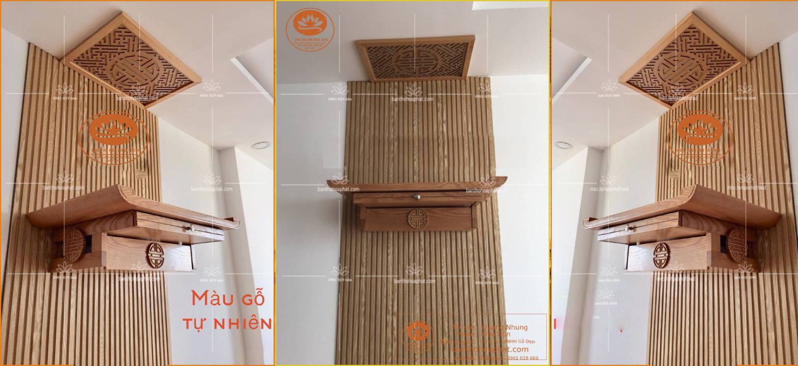 Hình ảnh Bàn Thờ Treo Tường Chung Cư TT 29 đã thi công