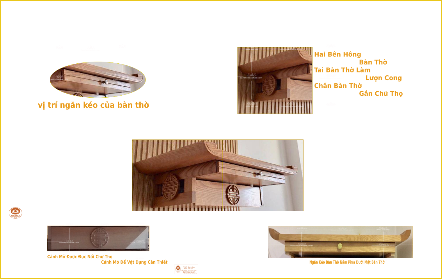 Hình ảnh thi công Bàn Thờ Treo Tường TT 29 kết hợp ám khói và hậu nan song.