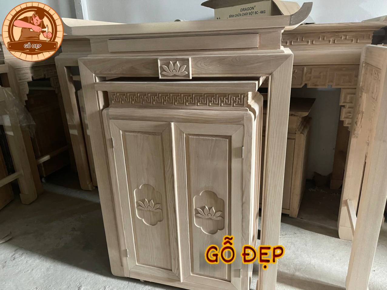 Mẫu Bàn Thờ - BT 1319 - sản xuất tại xưởng