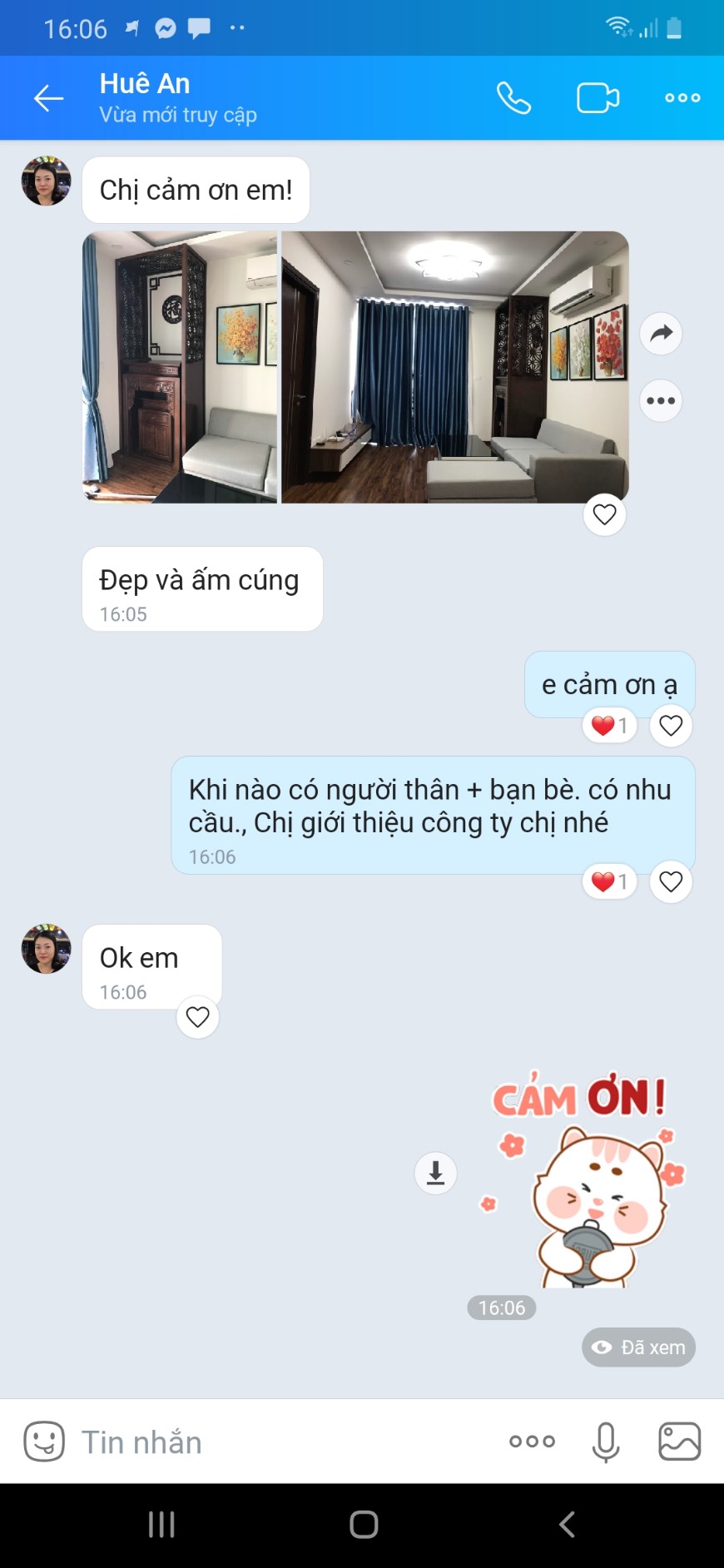 Cảm nhận của khách hàng sau khi sử dụng sản phẩm