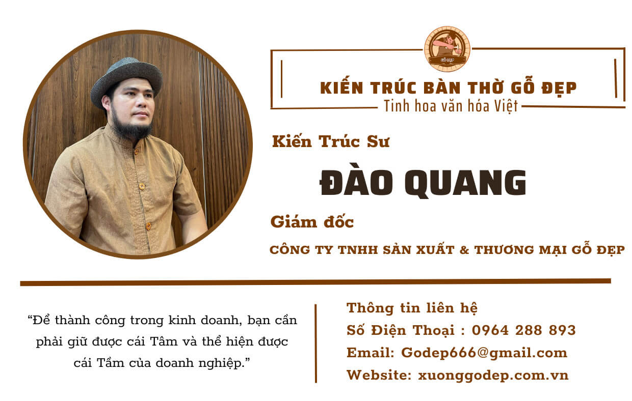 Ceo Công Ty Gỗ Đẹp Và Đồng Thời Là Kiến Trúc Sư Đào Quang