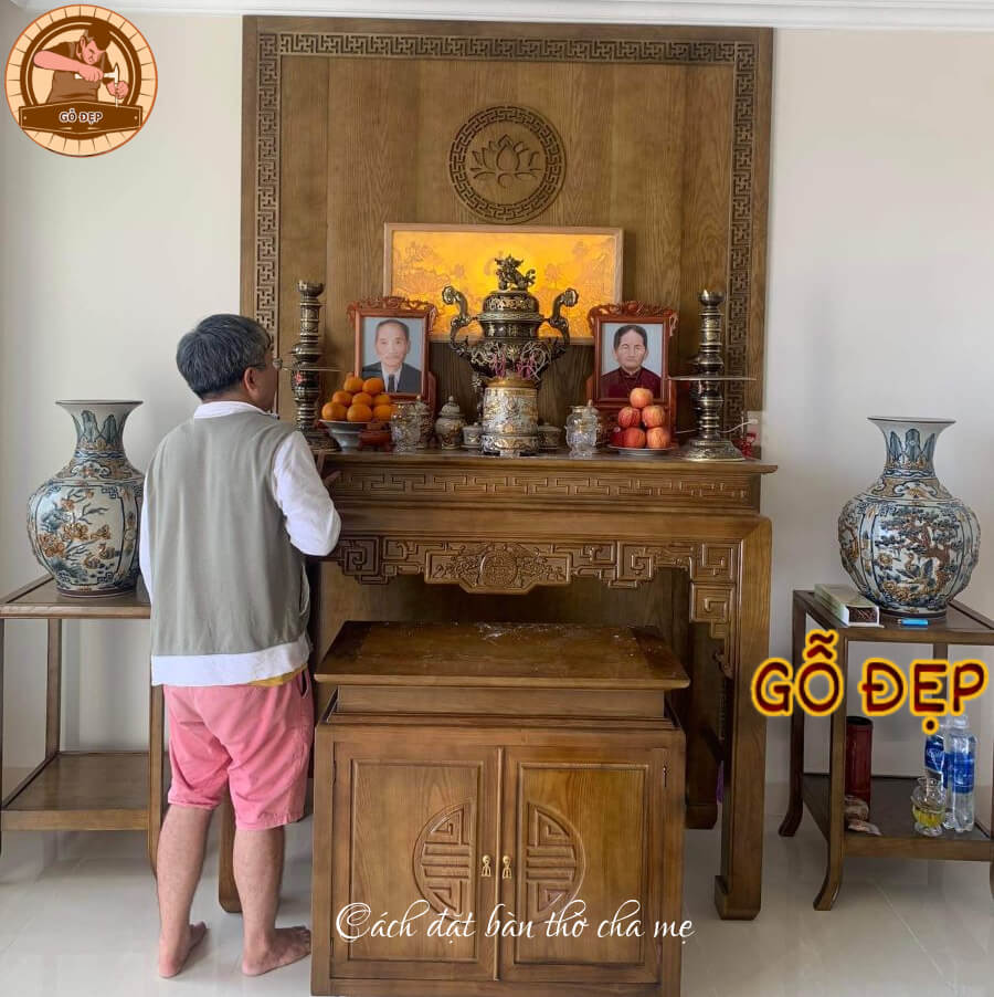Cách đặt bàn thờ cha mẹ