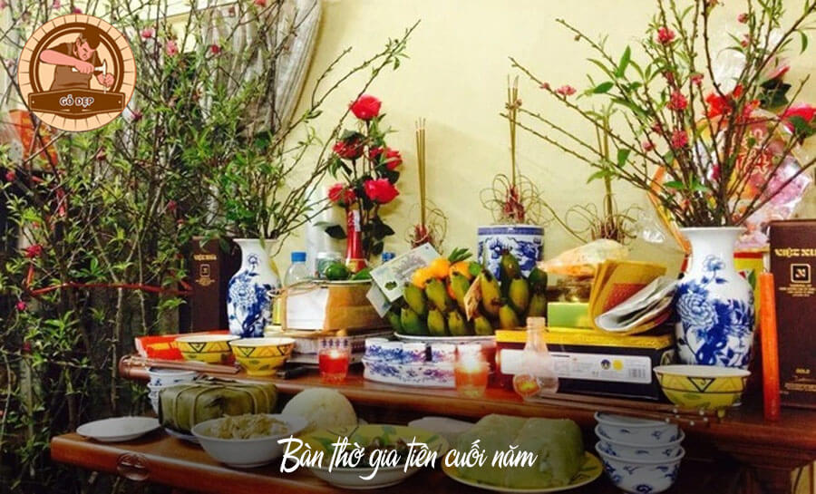 Bàn thờ gia tiên cuối năm