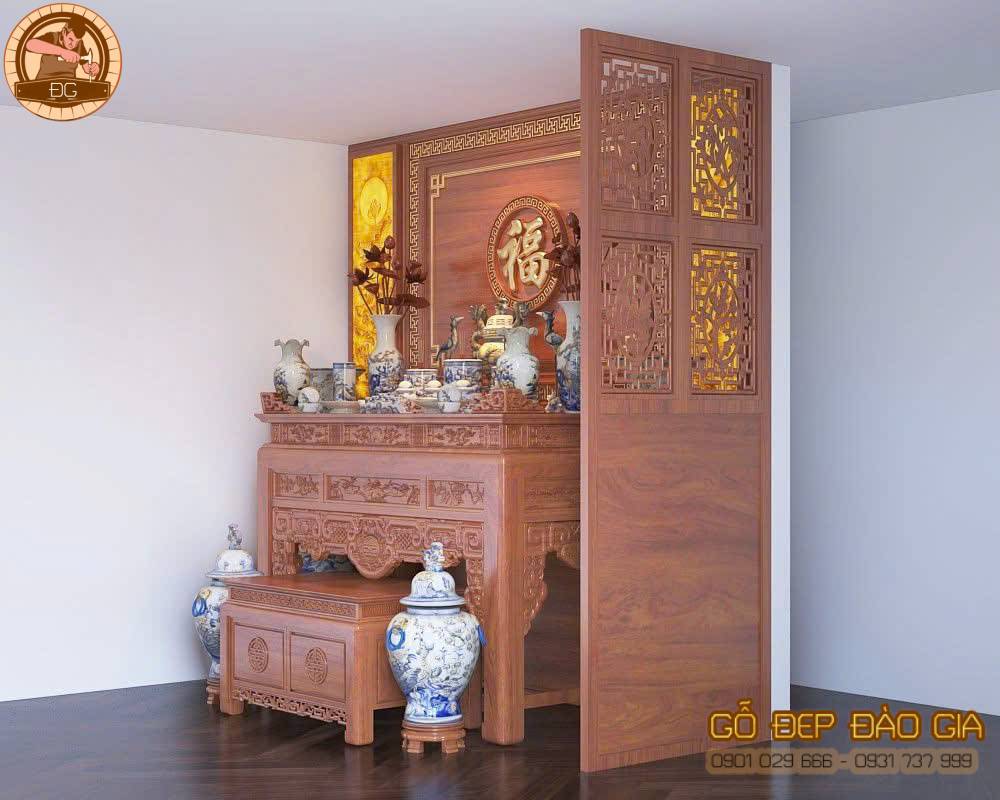 Phòng thờ đẹp hiện đại sang trọng là mong muốn của nhiều gia chủ