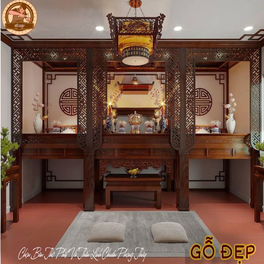 Chọn Những Mẫu Bàn Thờ Phật Đơn Giản chuẩn phong thủy