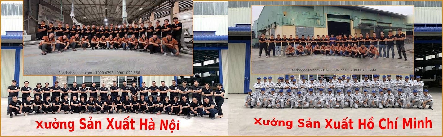 Địa điểm sản xuất tại 2 Miền 