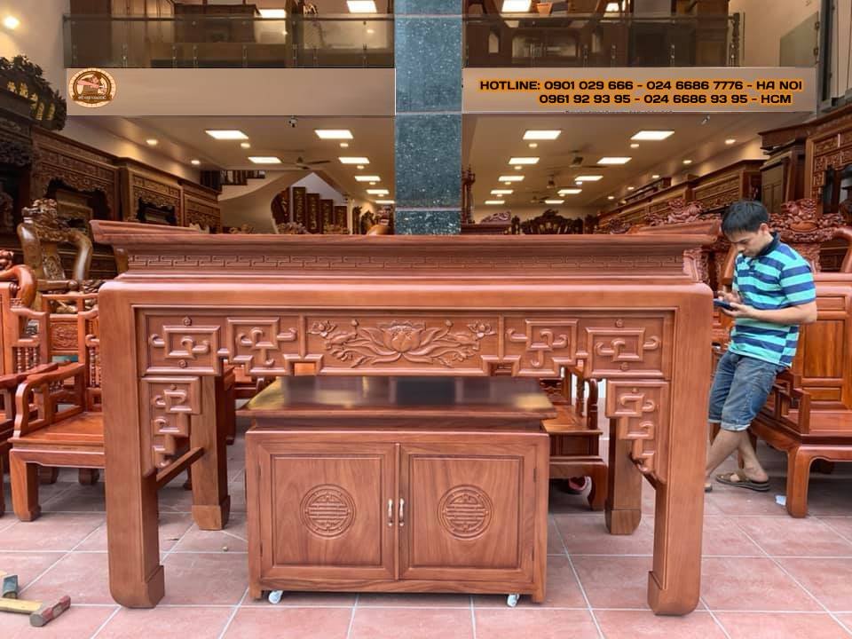 Mẫu Bàn Thờ Hiện Đại Gỗ Sồi - BT 08 chuẩn kích thước
