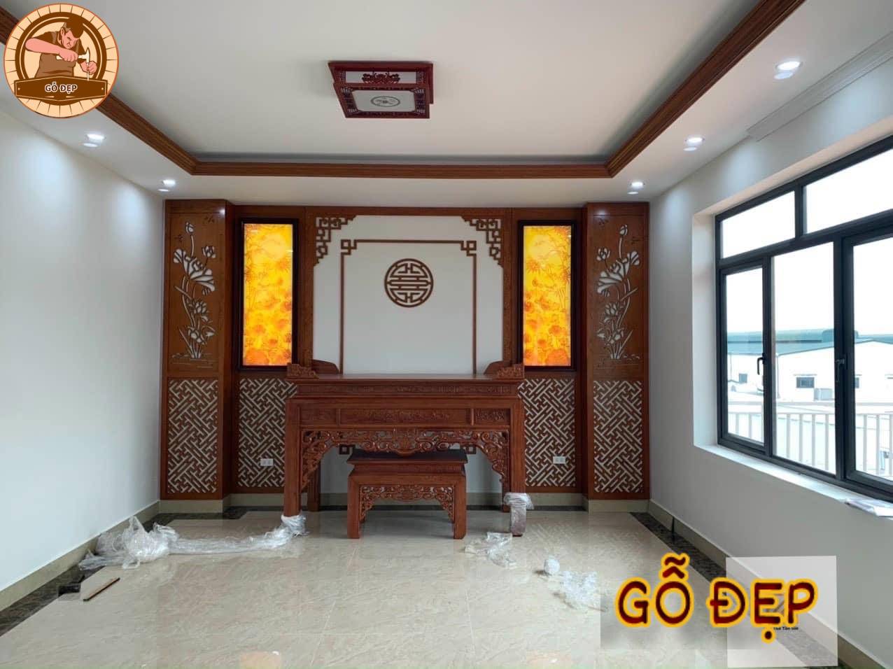 Bàn thờ BT 59 - lắp đặt tại nhà anh Hải ở Bắc Ninh 