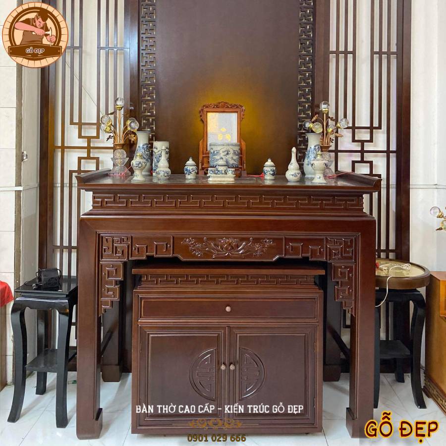 Bàn Thờ Gỗ Gụ Cao Cấp