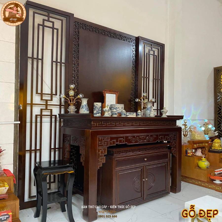Bàn Thờ Gỗ Gụ Cao Cấp