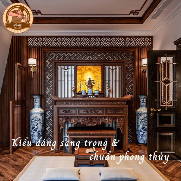 Kiểu dáng sang trọng, chuẩn phong thủy