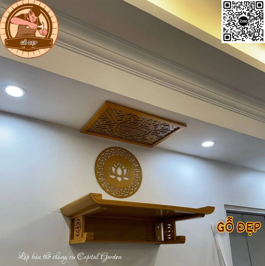 Lắp bàn thờ chung cư Capital Garden